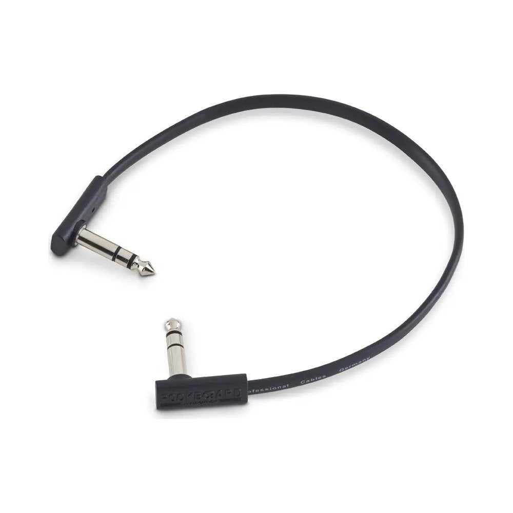 Dây Cáp Patch TRS RockBoard Flat TRS Cable 30cm – RBO-CAB-F-TRS-30-BK