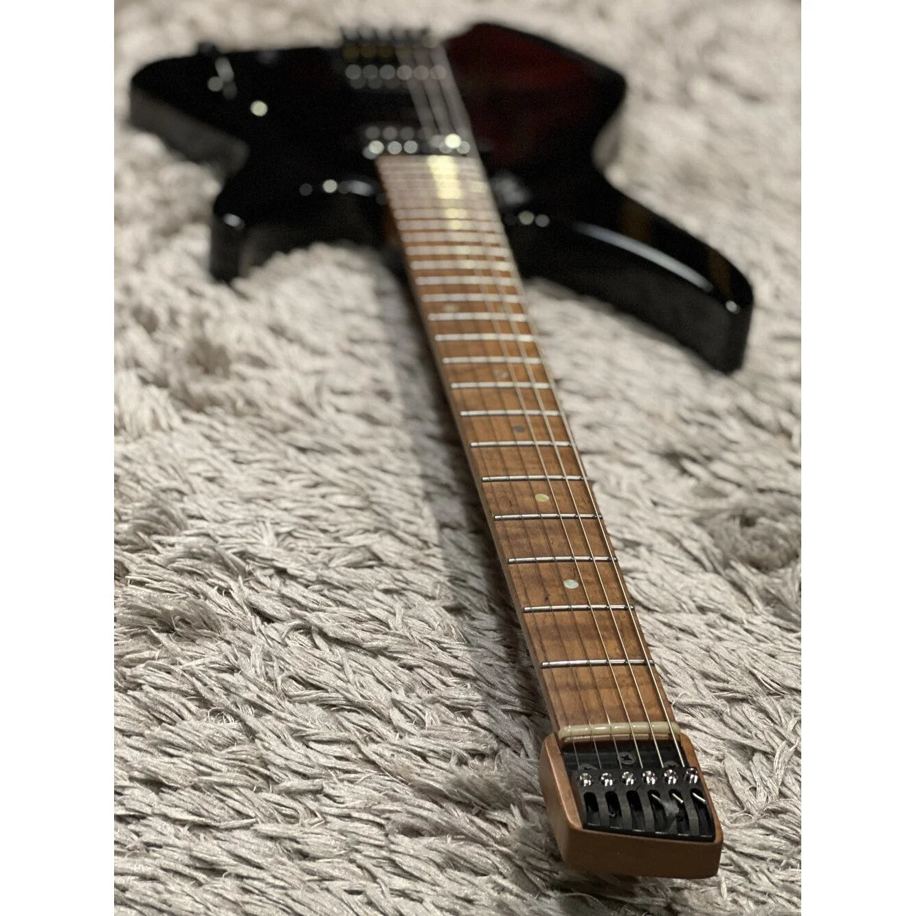 Đàn Guitar Điện Aguda Music Boy HH, Maple Fingerboard, Black