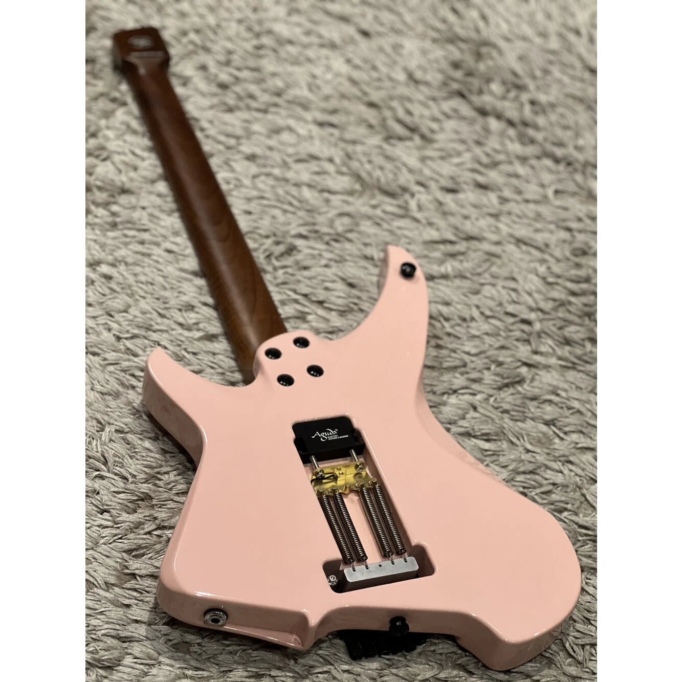 Đàn Guitar Điện Aguda Music Boy Pro HSS, Maple Fingerboard, Shell Pink