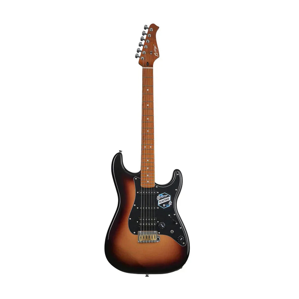 Đàn Guitar Điện Guitar EKo S-300 SSS, Resin Fingerboard, Sunburst
