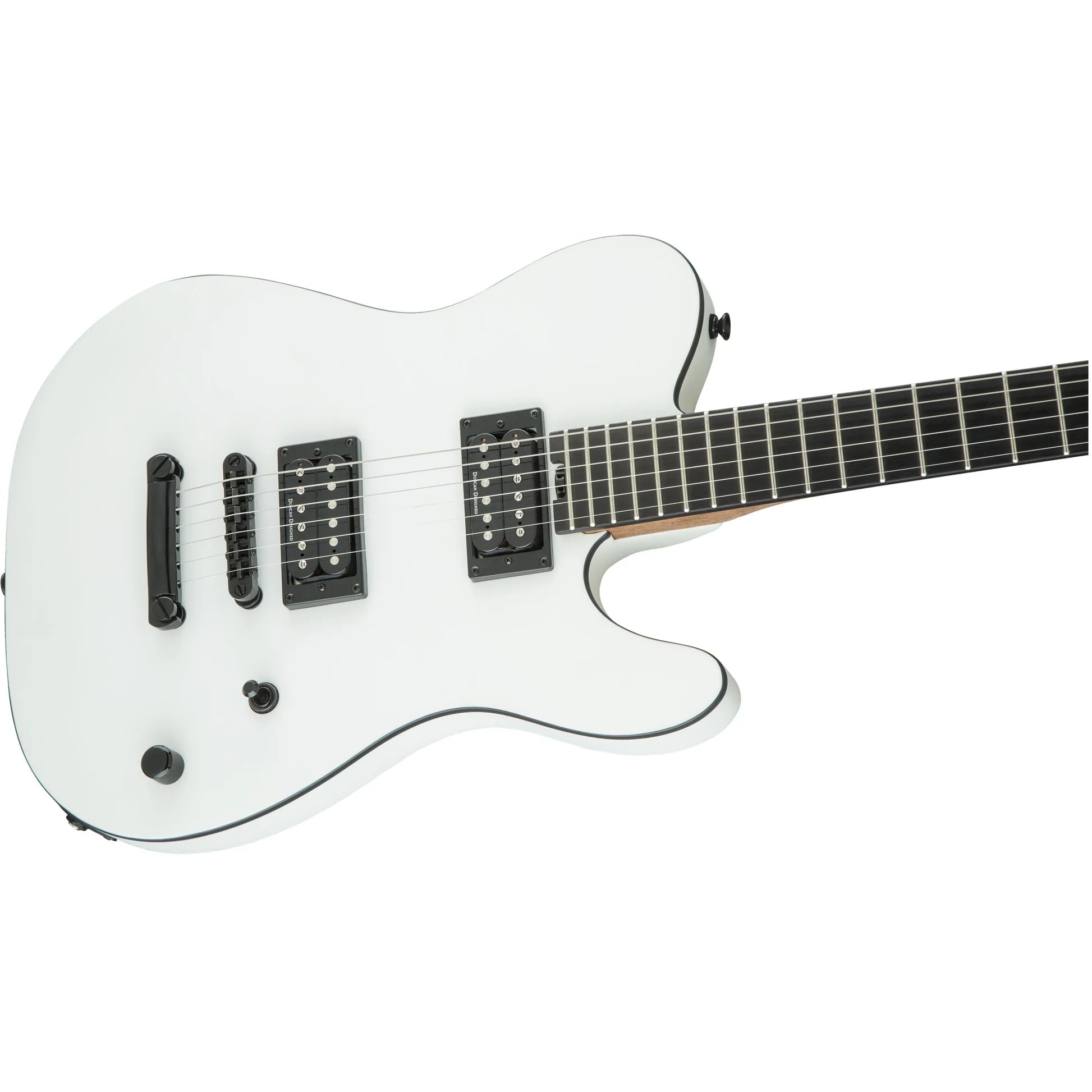 Đàn Guitar Điện Charvel Joe Duplantier Signature Pro-Mod San Dimas Style 2 HH, Ebony Fingerboard, Satin White
