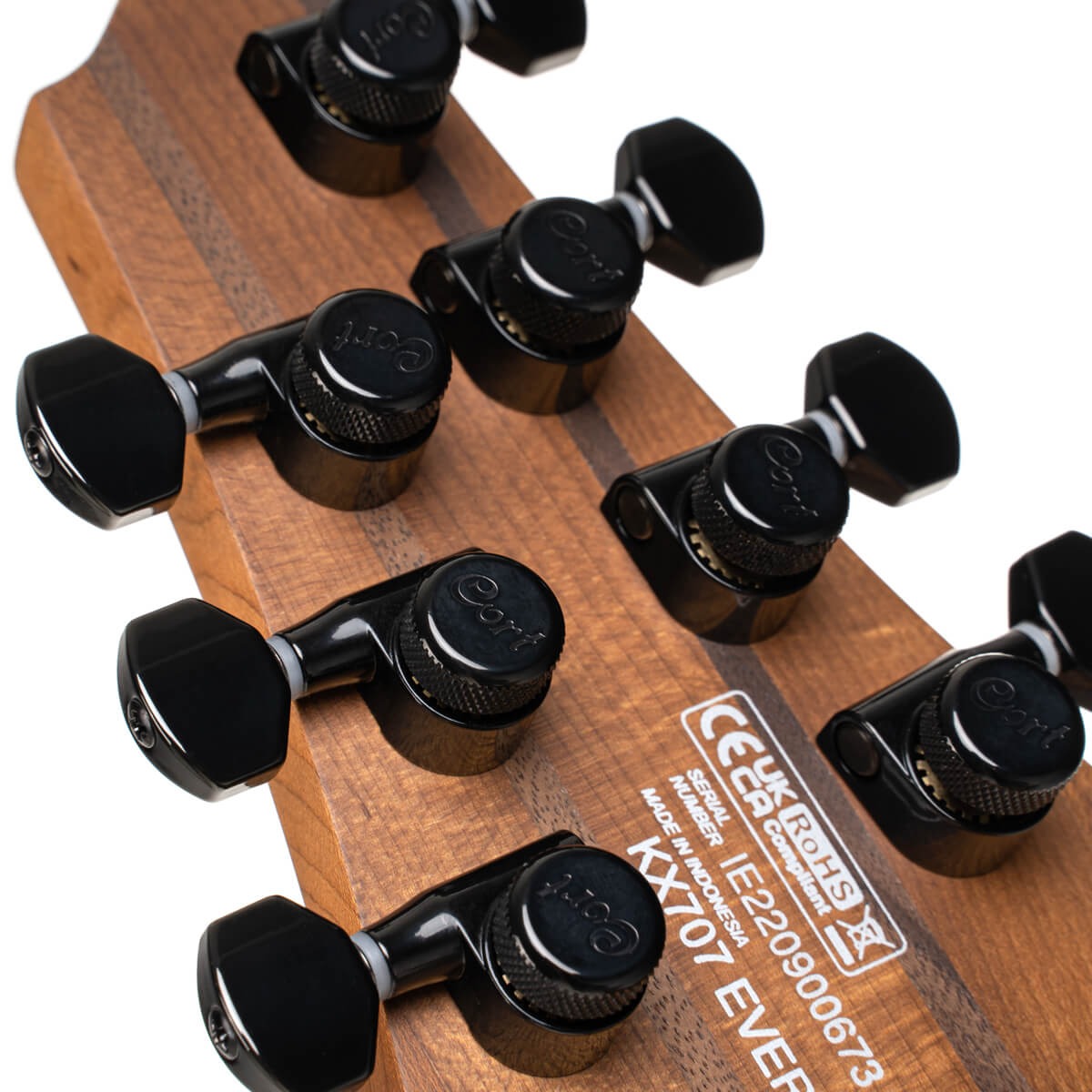 Đàn Guitar Điện Cort KX707 EverTune HH, 7 Dây - Open Pore Black - ảnh 8