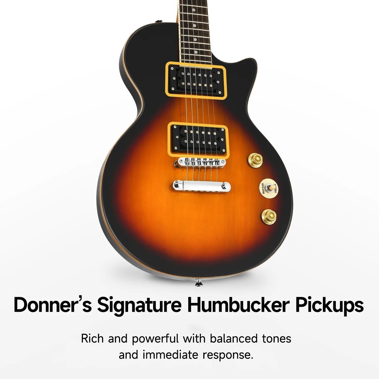 Đàn Guitar Điện Donner DLP124 Sunburst