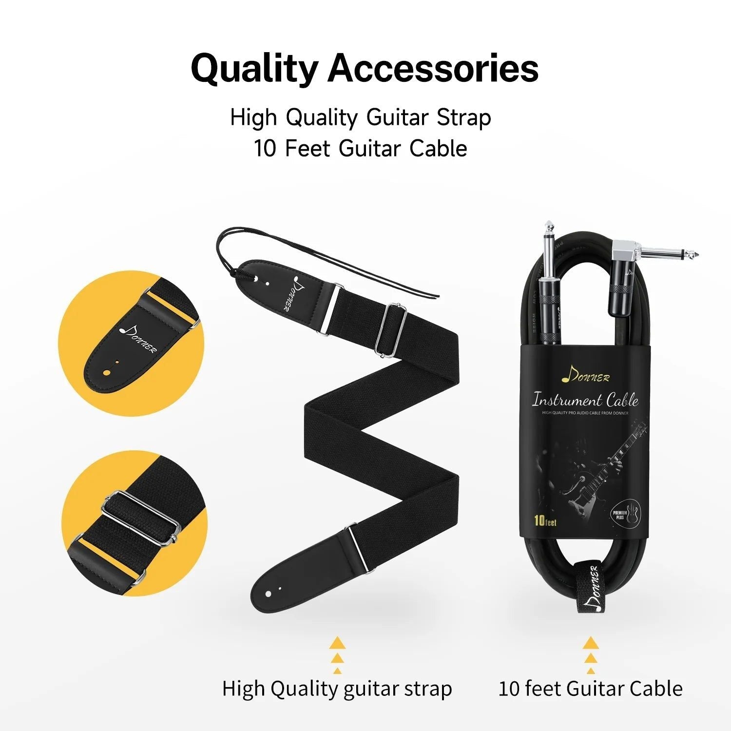 Đàn Guitar Điện Donner DLP124Black