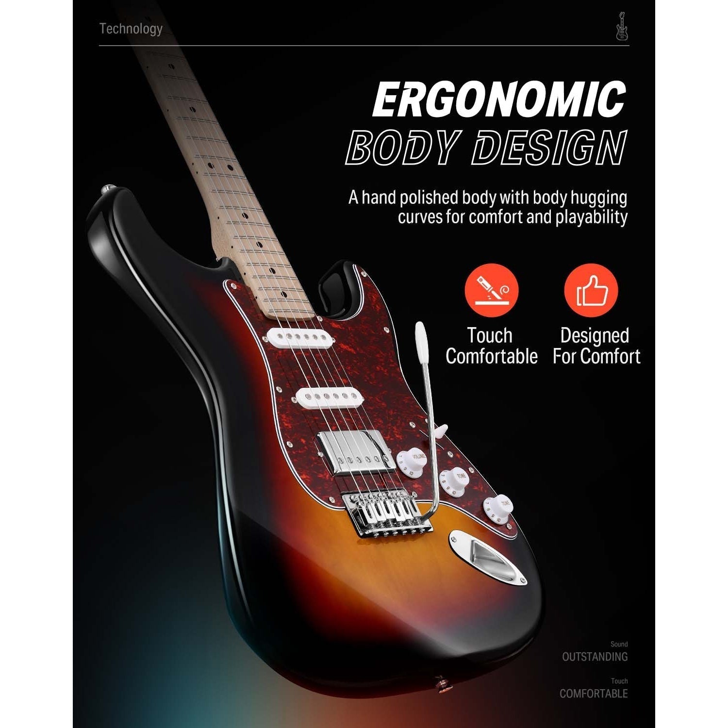 Combo Đàn Guitar Điện Donner DST-152