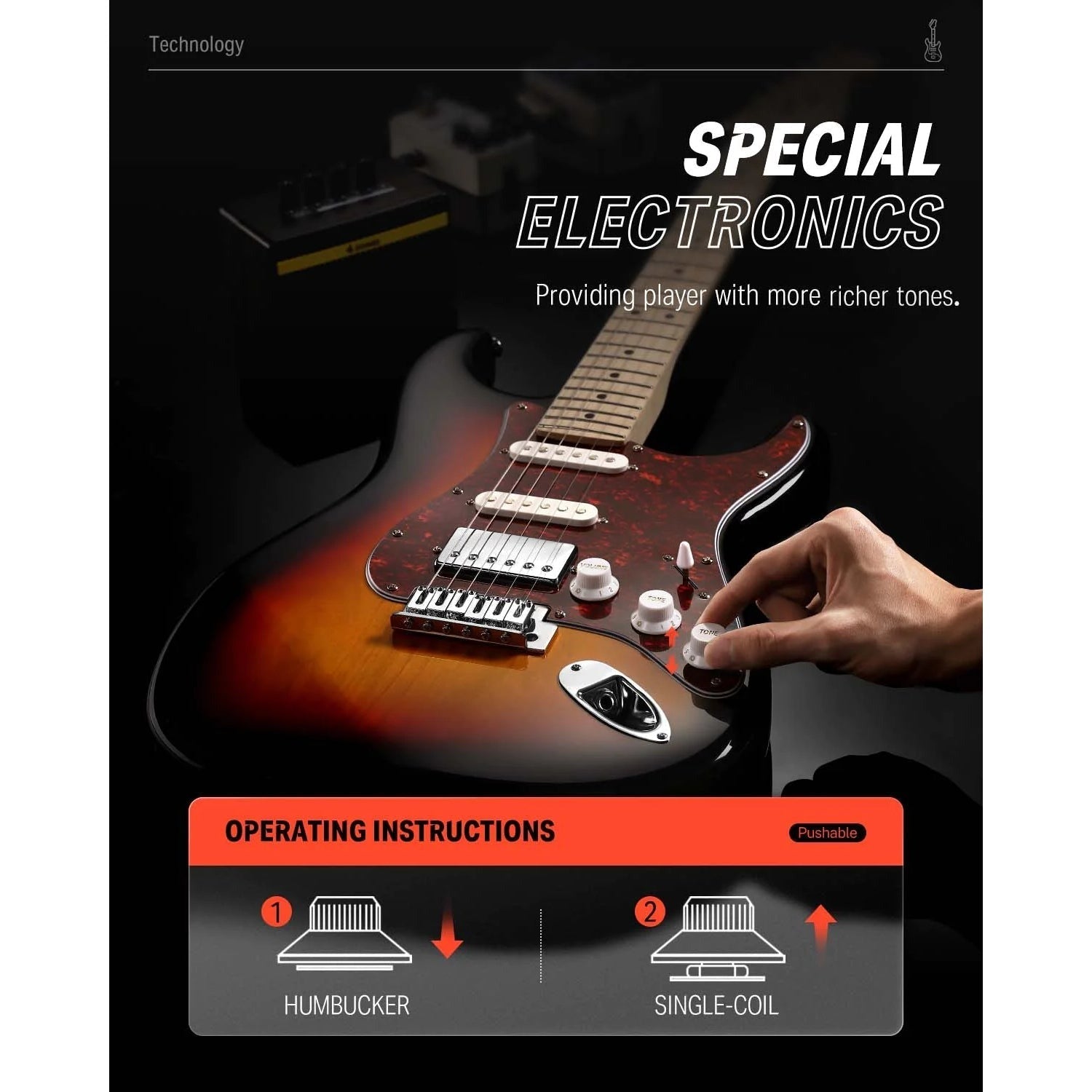 Combo Đàn Guitar Điện Donner DST-152
