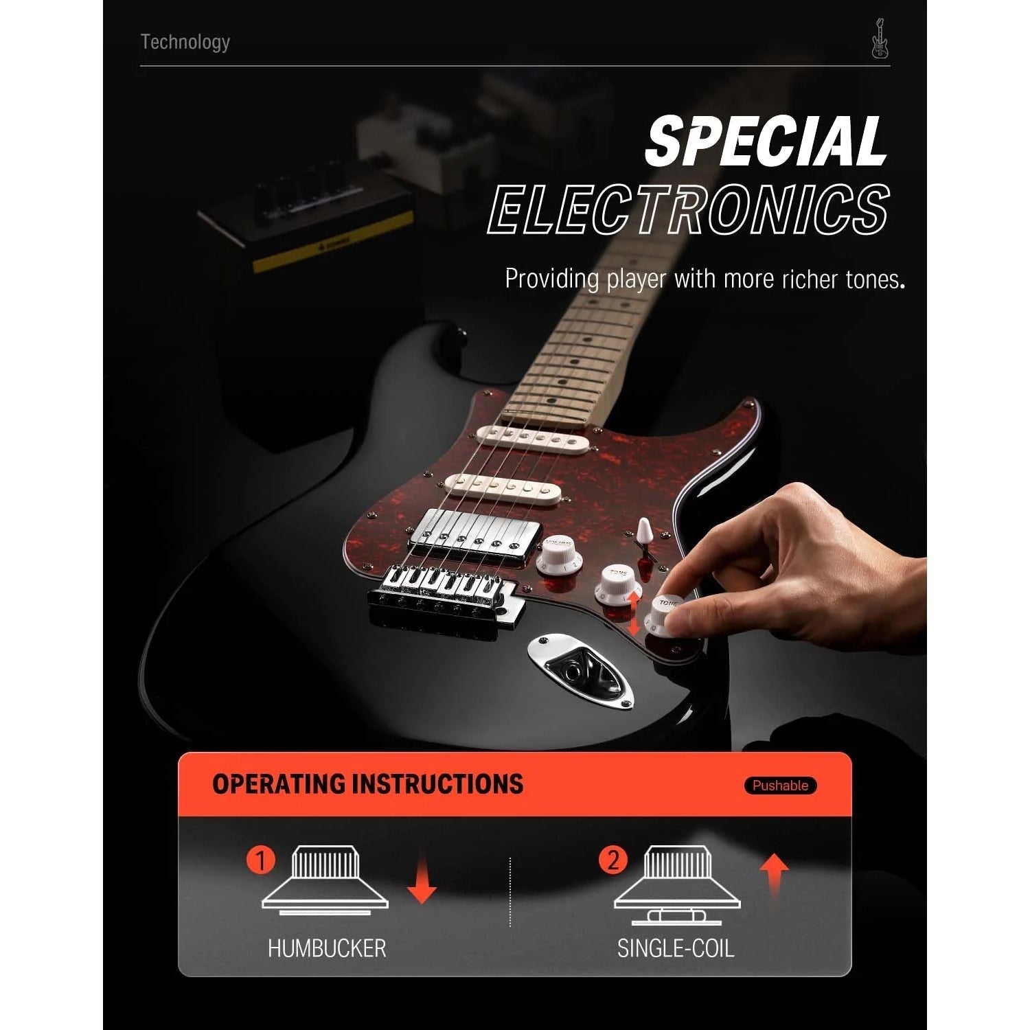 Combo Đàn Guitar Điện Donner DST-152