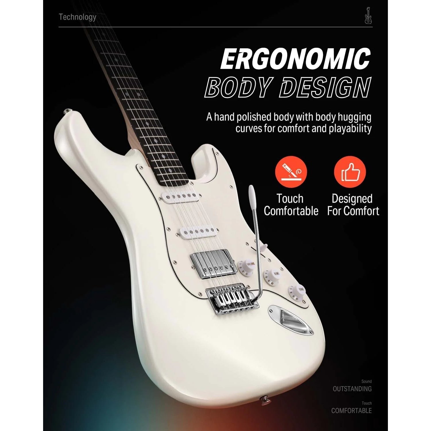 Combo Đàn Guitar Điện Donner DST-152