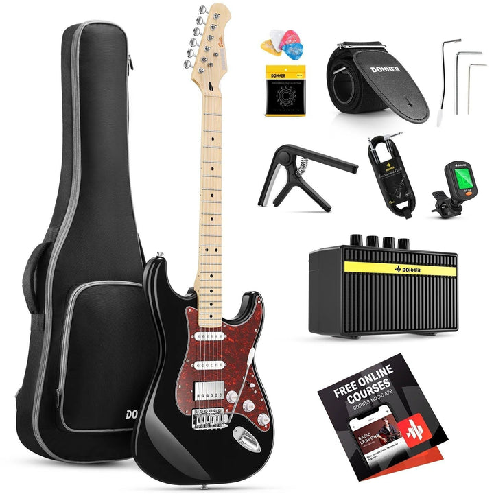 Combo Đàn Guitar Điện Donner DST-152 Black