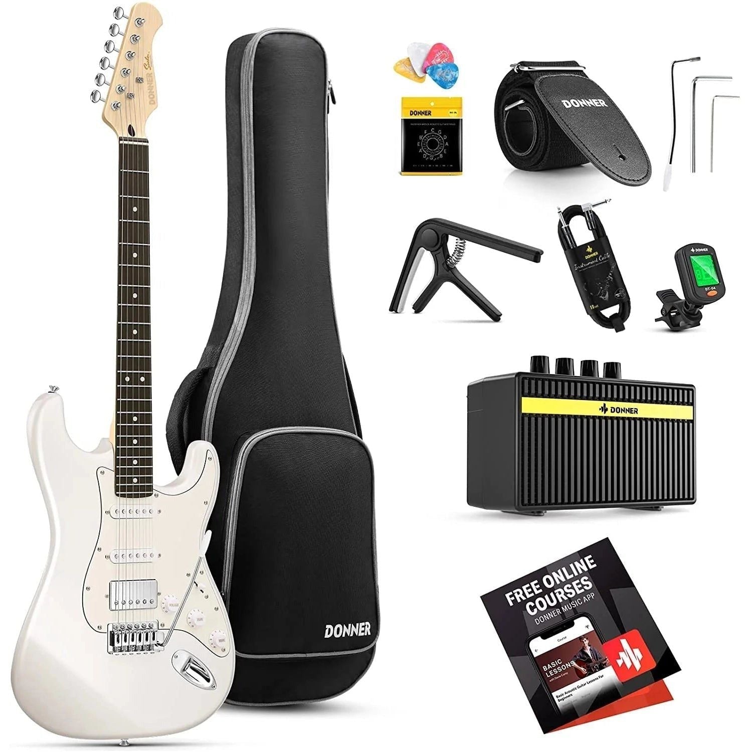 Combo Đàn Guitar Điện Donner DST-152