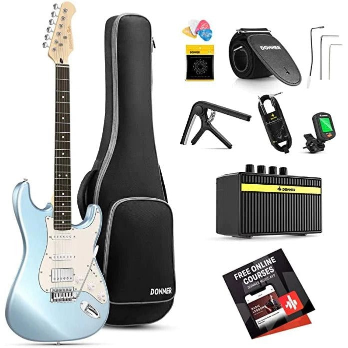 Combo Đàn Guitar Điện Donner DST-152 Blue