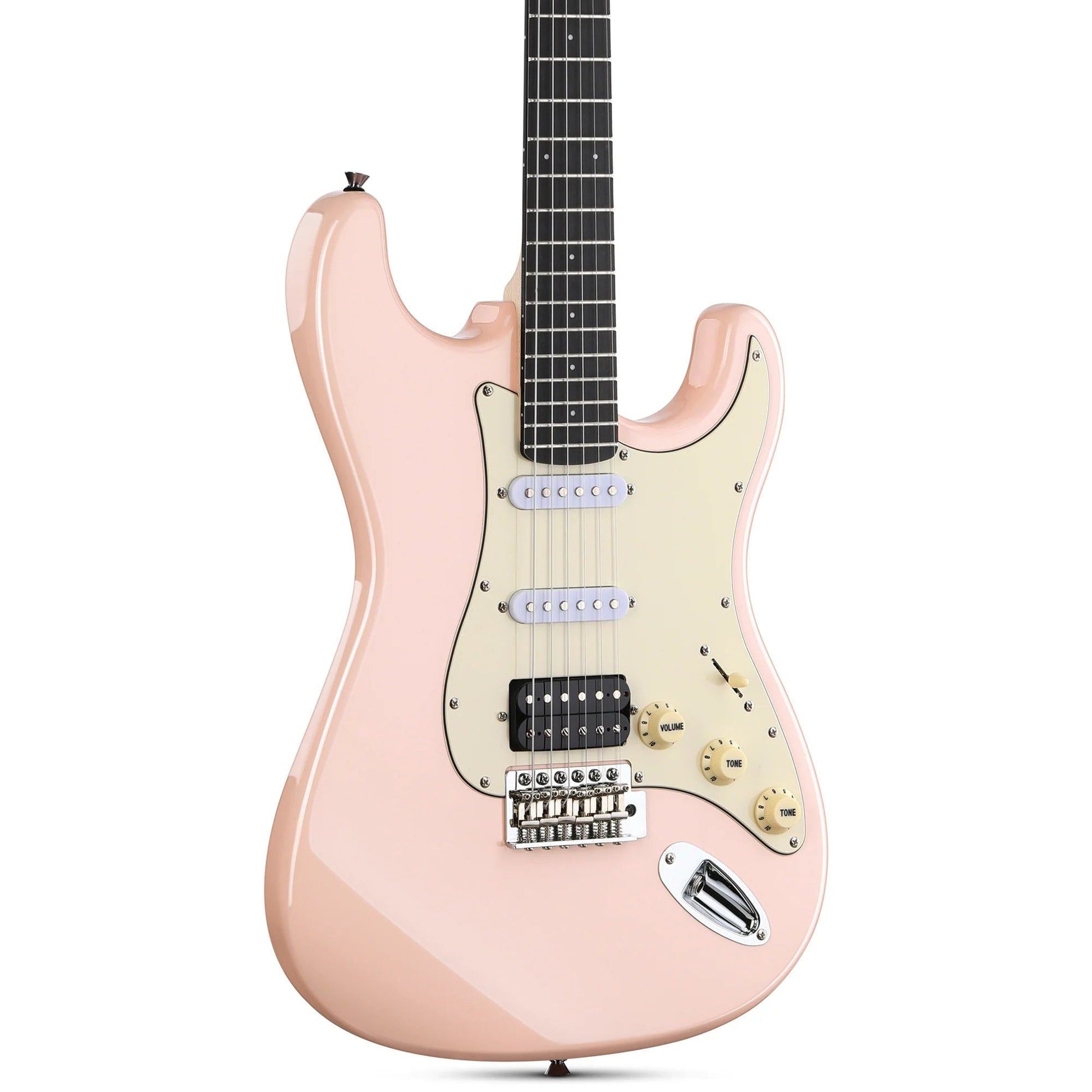 Đàn Guitar Điện Donner DST-200 Pink