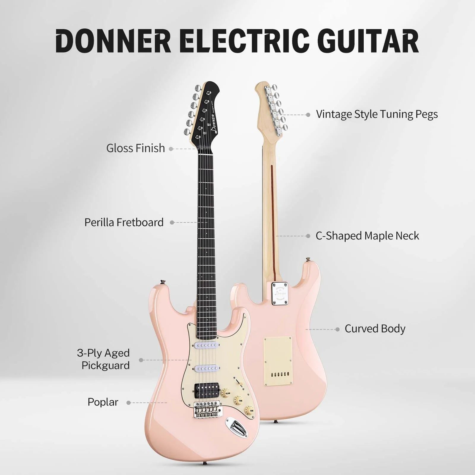 Đàn Guitar Điện Donner DST-200