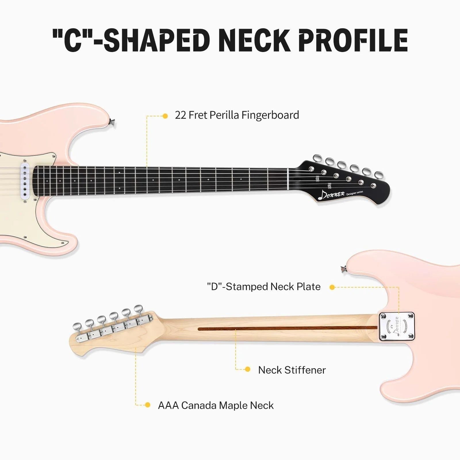 Đàn Guitar Điện Donner DST-200