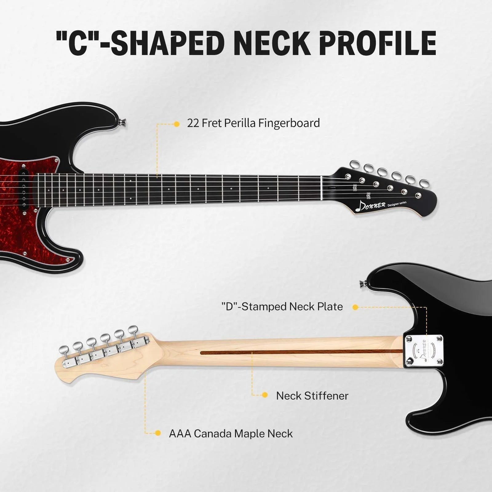 Đàn Guitar Điện Donner DST-200