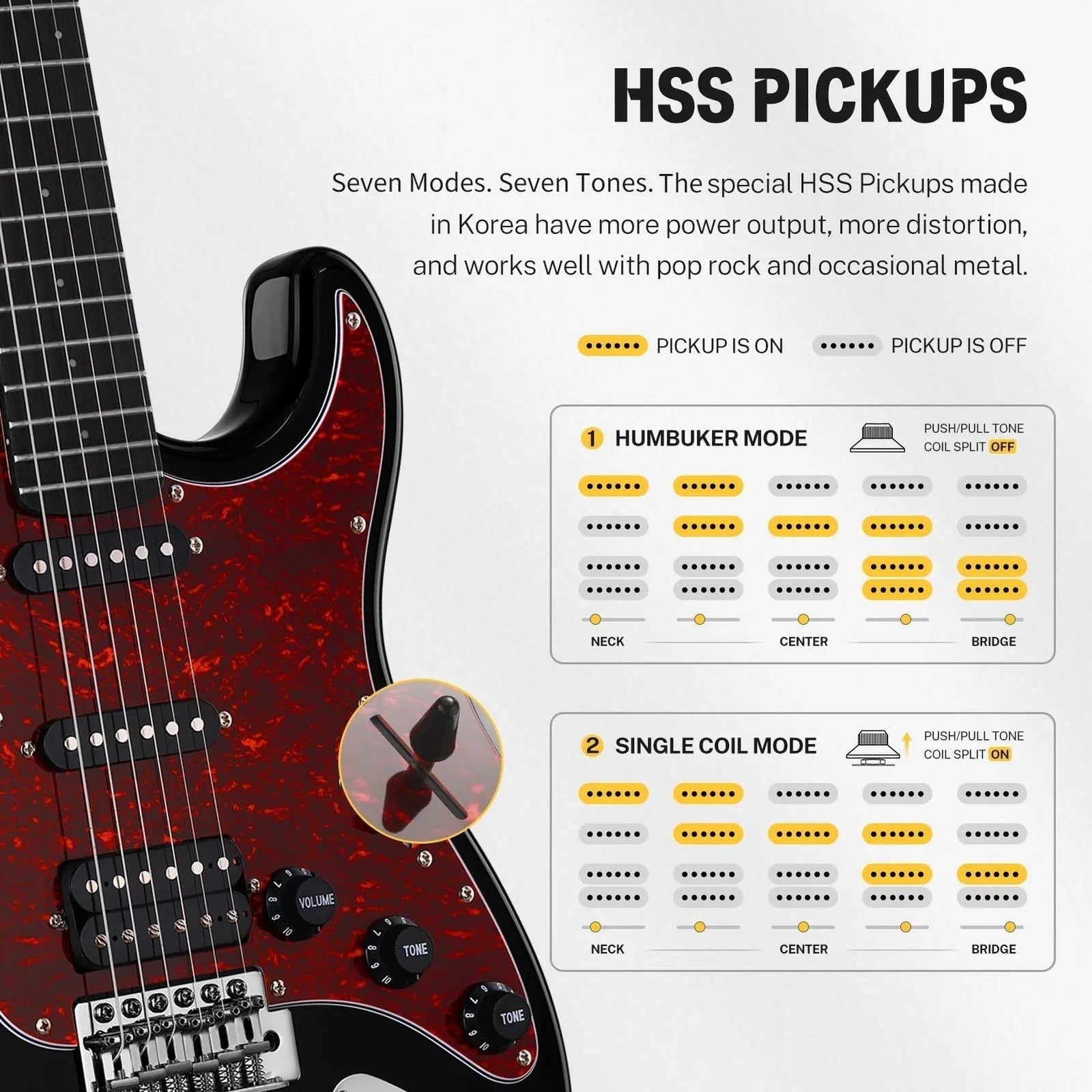 Đàn Guitar Điện Donner DST-200