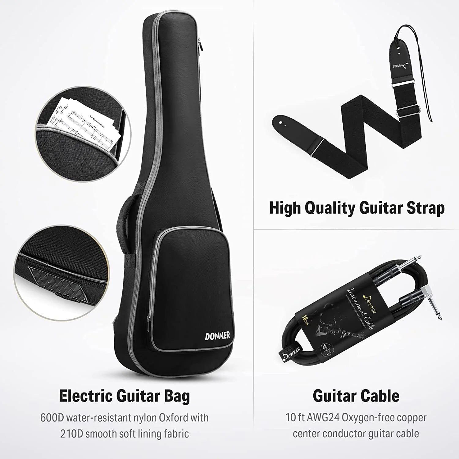 Đàn Guitar Điện Donner DST-400