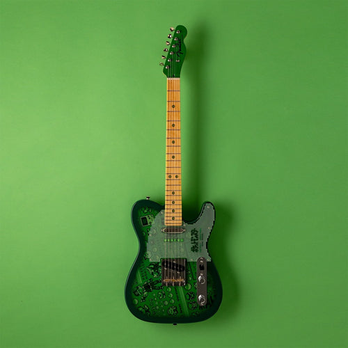 Đàn Guitar Điện Fender MIJ Pokémon Green Version Telecaster SS