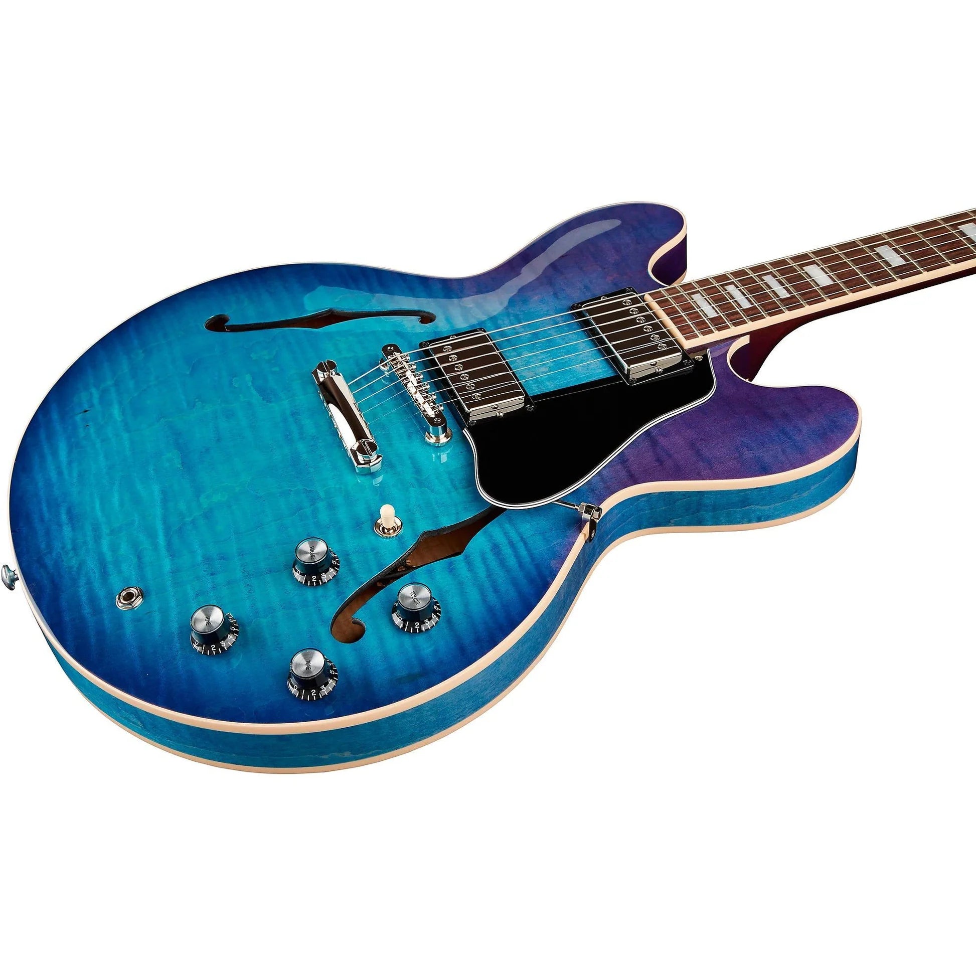Đàn Guitar Điện Gibson Figured Limited Edition Semi Hollow, Blueberry Burst