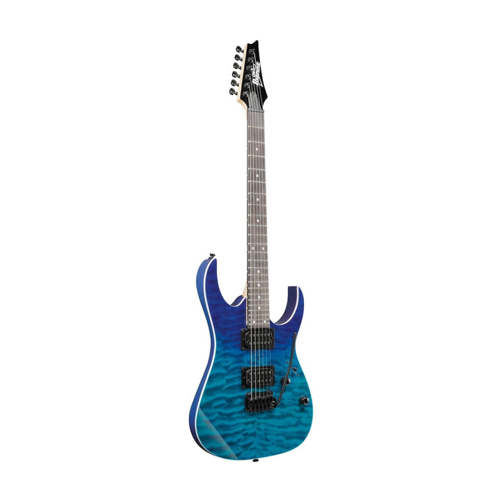 Đàn Guitar Điện Ibanez GRG120QASP Blue Gradation