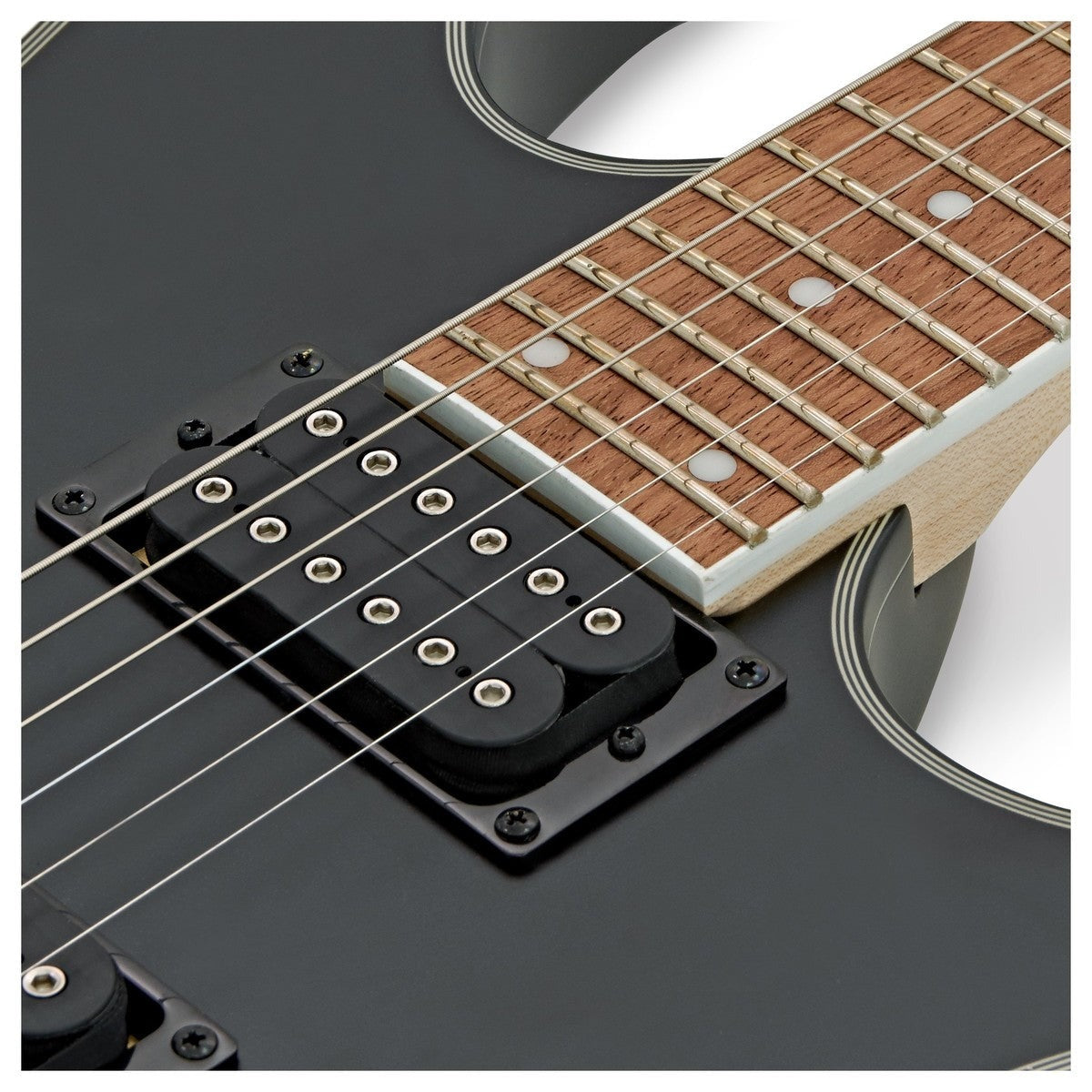 Đàn Guitar Điện Ibanez RG421EX Black Flat