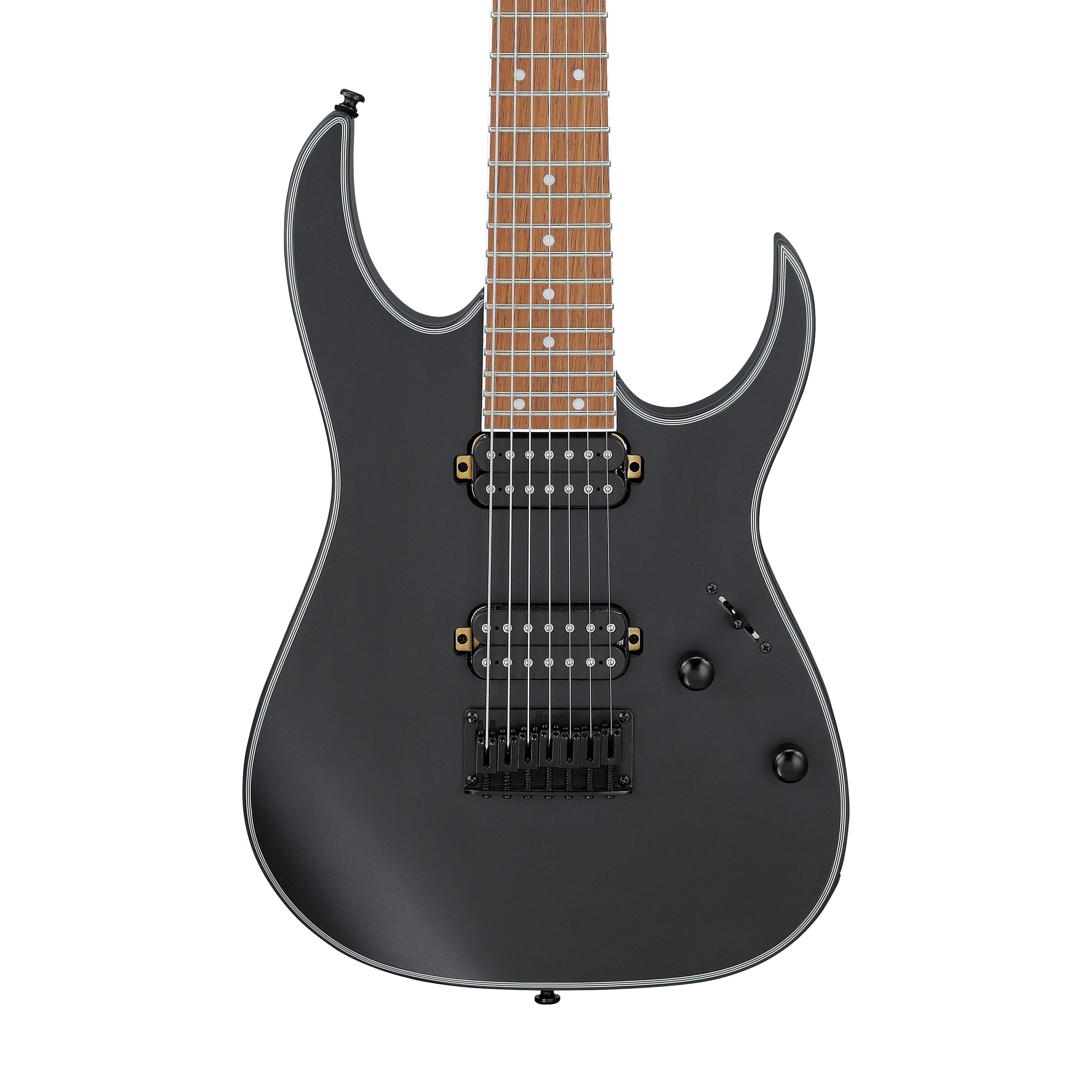 Đàn Guitar Điện Ibanez RG7421EX Black Flat