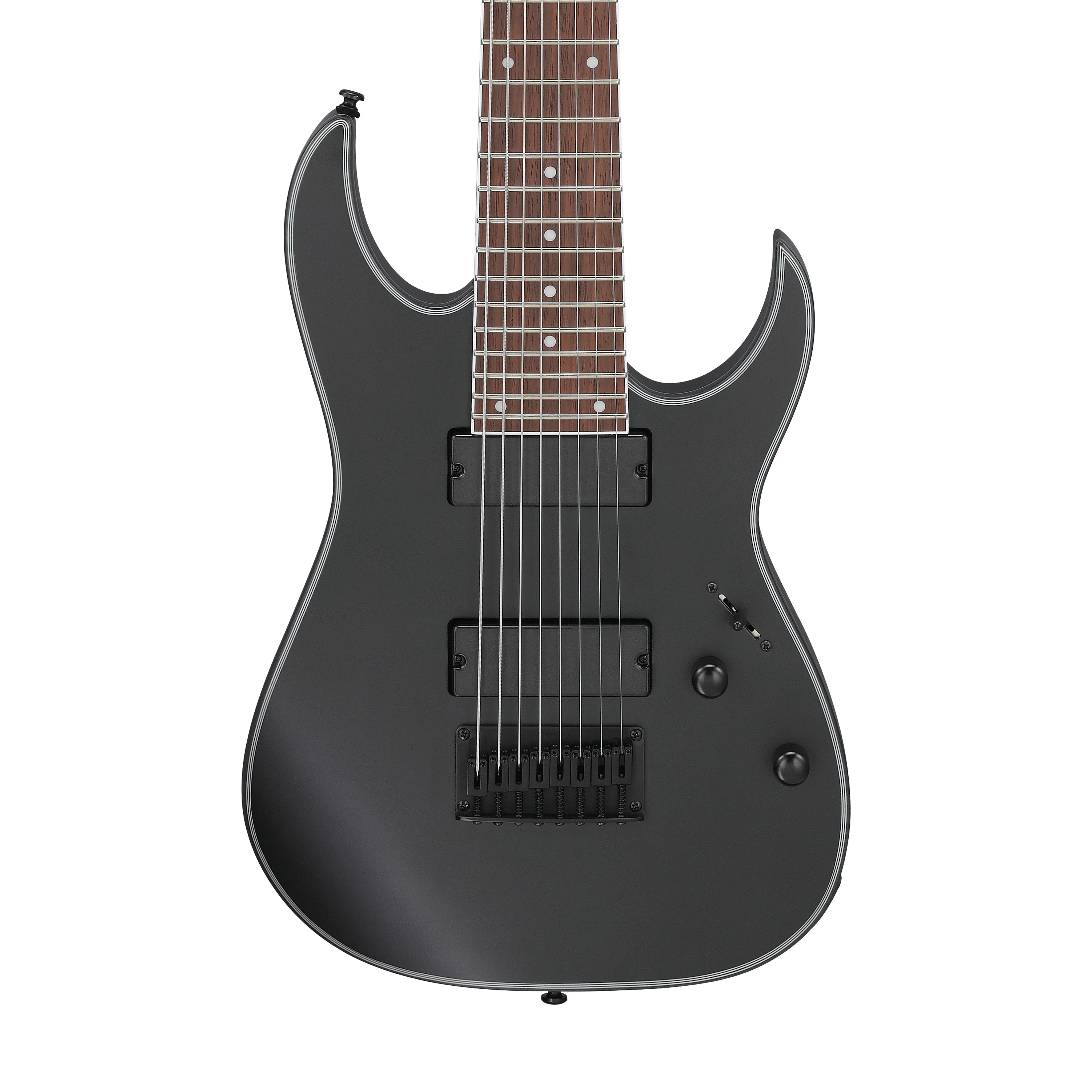 Đàn Guitar Điện Ibanez RG8EX Black Flat