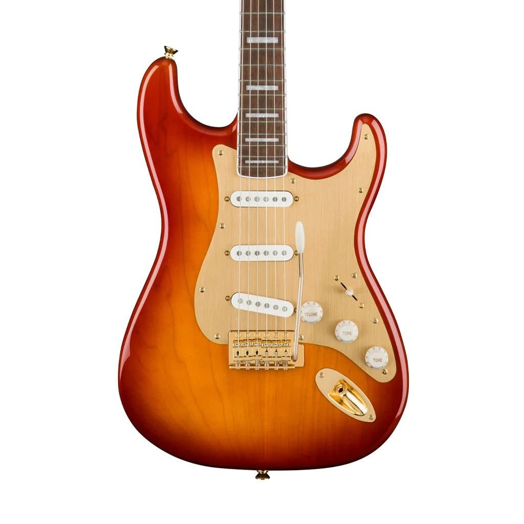 40th Anniversary Stratocaster®, Gold Edition  Sienna Sunburst