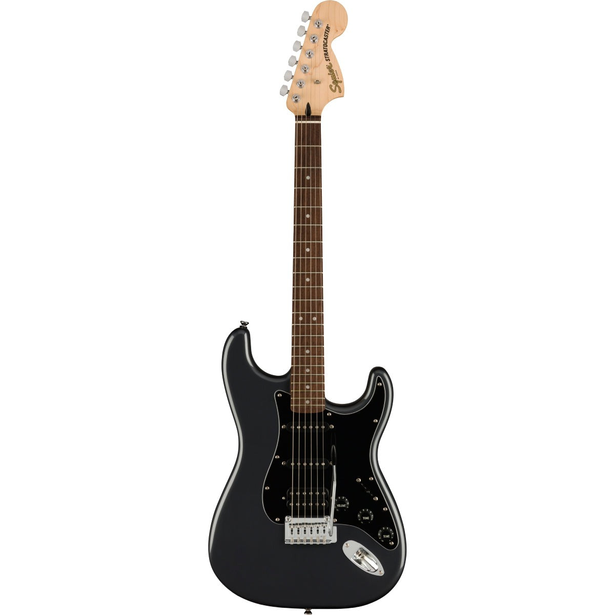 Đàn Guitar Điện Squier Affinity Stratocaster HSS Pack màu Charcoal Frost Metallic bàn phím Laurel
