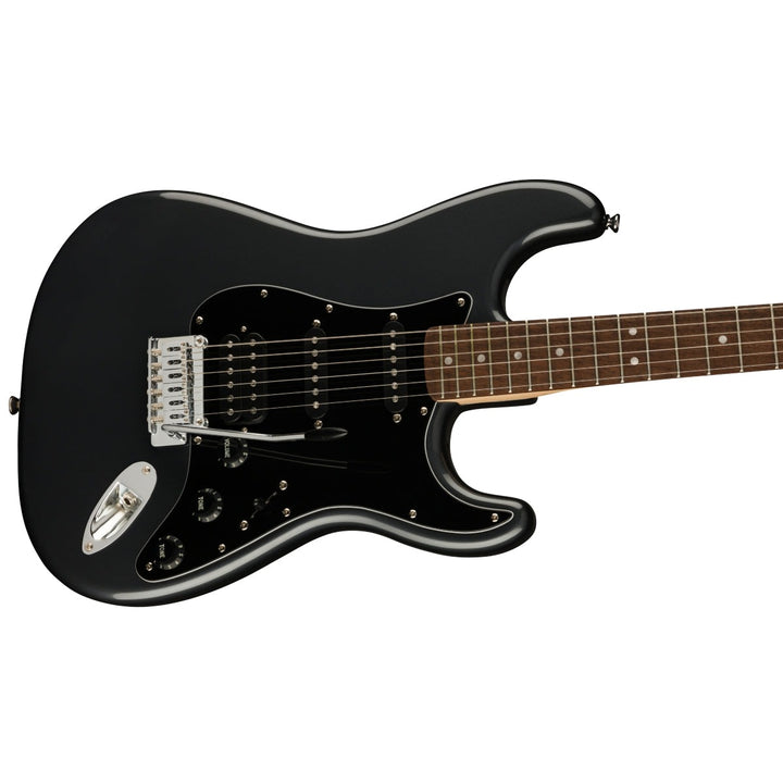 Squier Affinity Series Stratocaster HSS Pack, Maple Fingerboard, Charcoal Frost Metallic