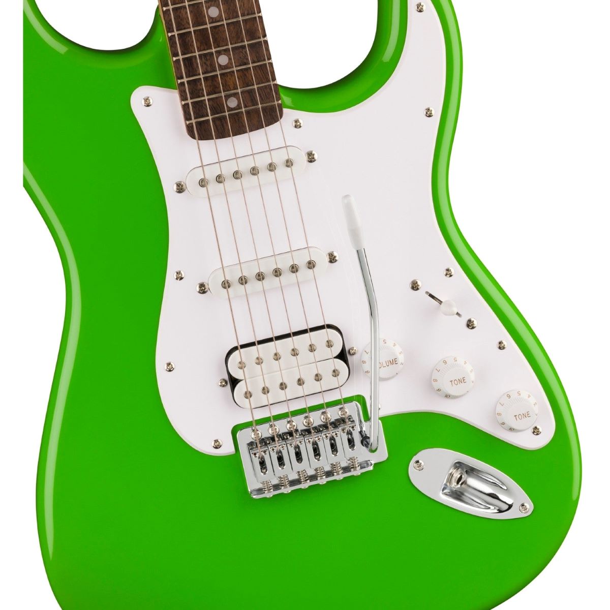 Đàn Guitar Điện Squier Sonic Stratocaster HSS, Laurel Fingerboard, Lime Green