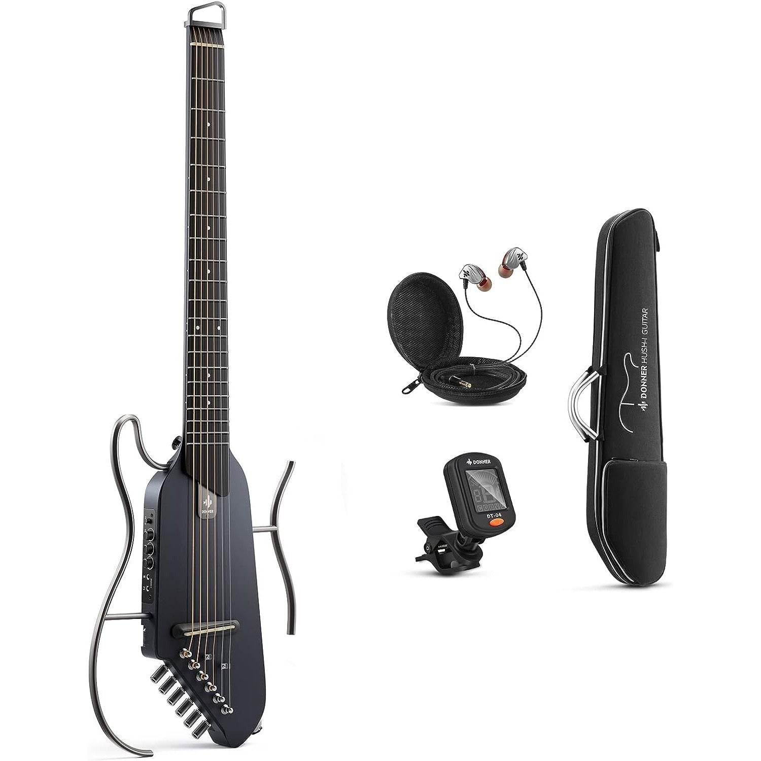 Đàn Guitar Điện Acoustic Silent Donner HushI