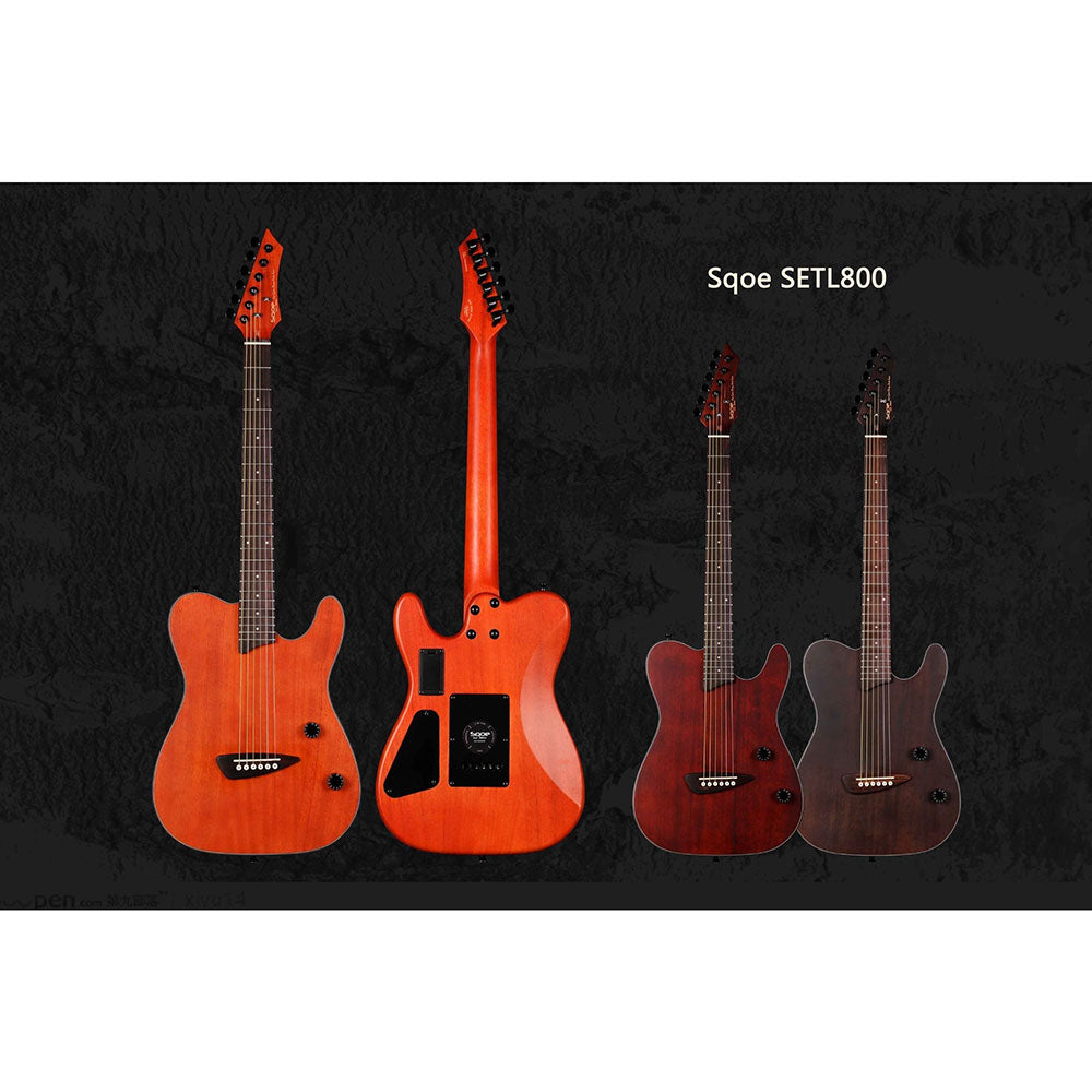 Đàn Guitar Điện Silent Acoustic Sqoe SETL800