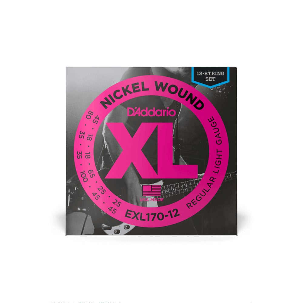 Bao bì dây D'Addario EXL170-12 XL Nickel 18-45 – ảnh 2