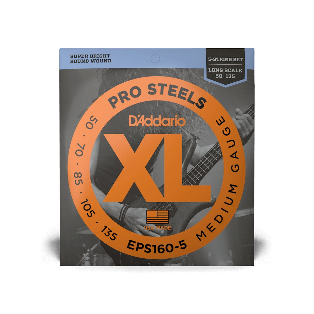 Bao bì dây D'Addario EPS160-5 XL ProSteels 50-135 – ảnh 2