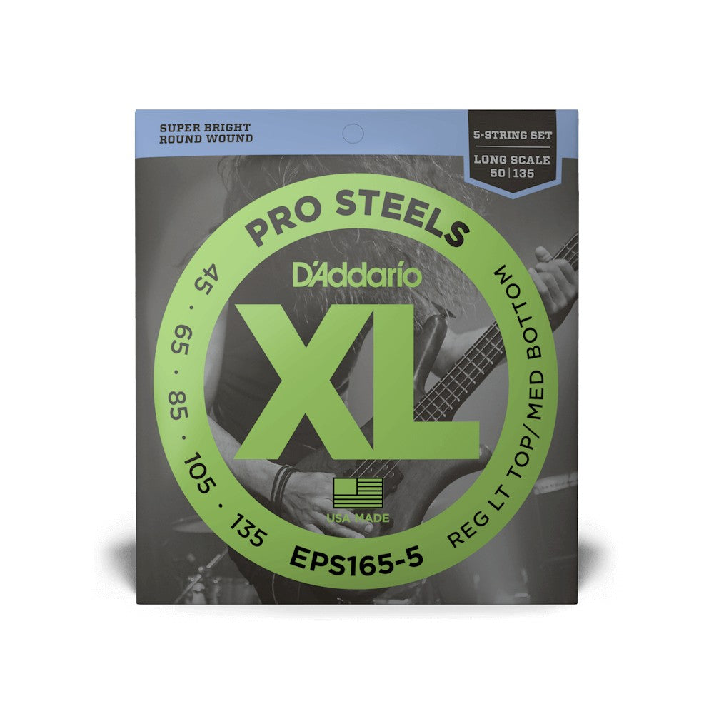 Bao bì dây D'Addario EPS165-5 XL ProSteels 45-135 – ảnh 2