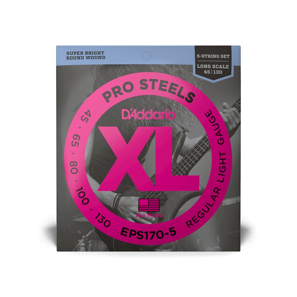 Bao bì dây D'Addario EPS170-5 XL ProSteels 45-130 – ảnh 2