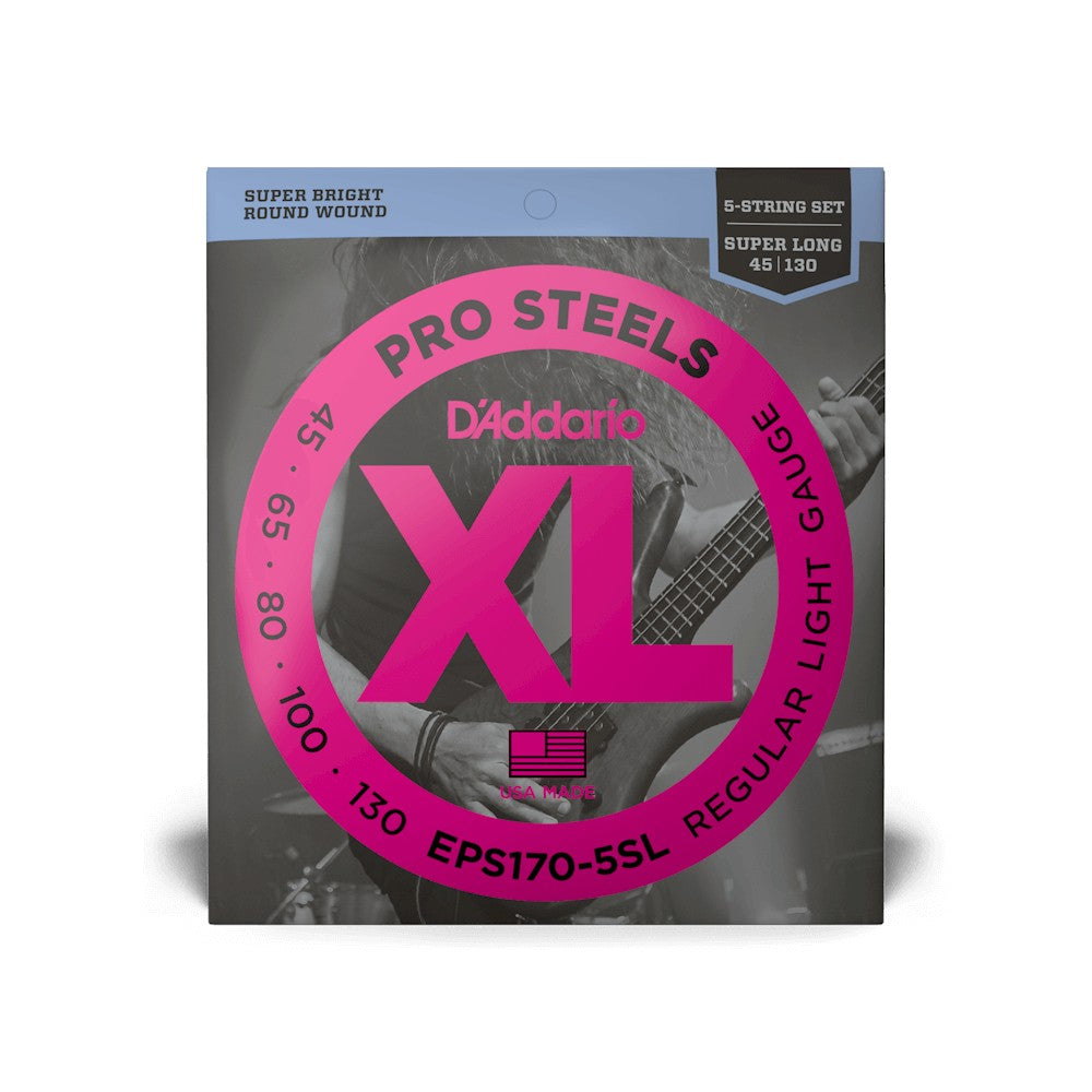Bao bì dây D'Addario EPS170-5SL XL ProSteels 45-130 – ảnh 2