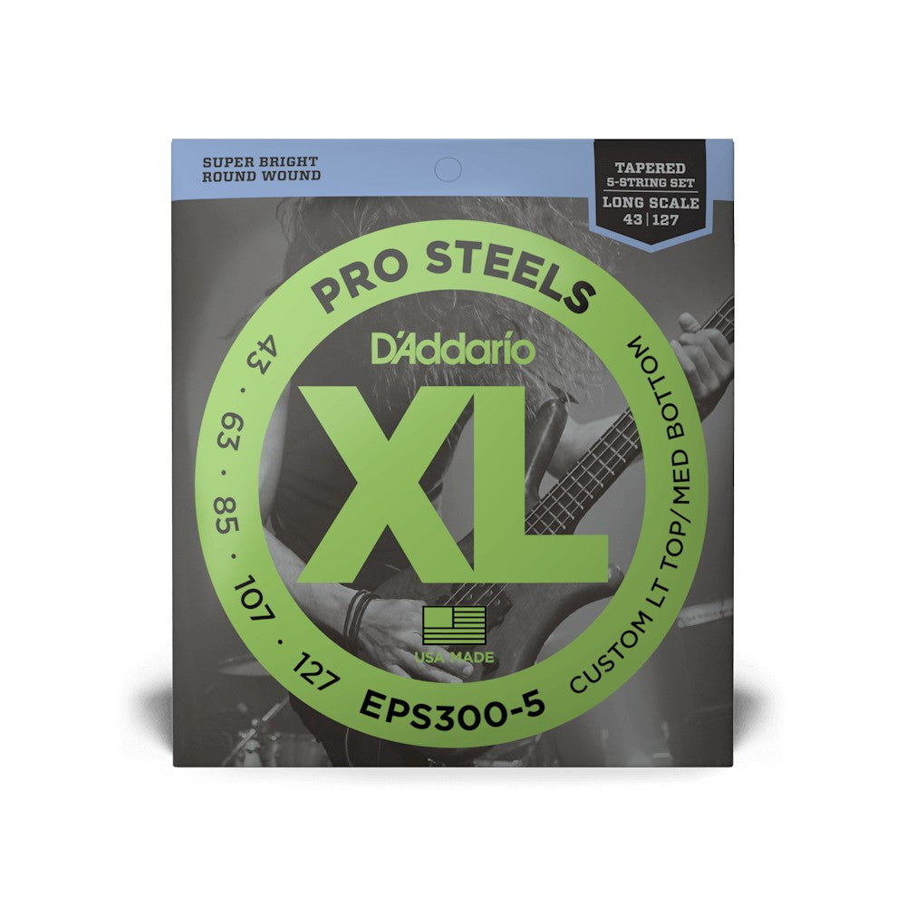 Bao bì dây D'Addario EPS300-5 XL ProSteels 43-127 – ảnh 2