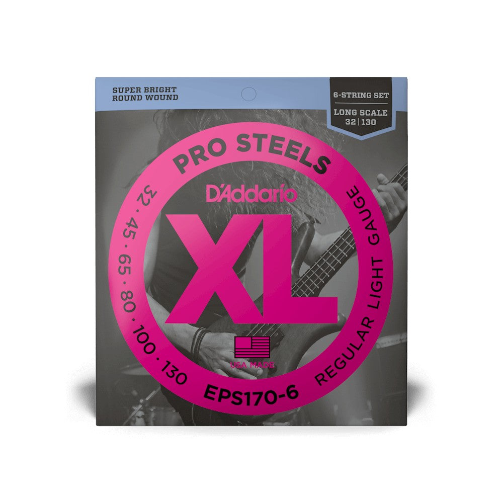 Bao bì dây D'Addario EPS170-6 XL ProSteels 32-130 – ảnh 2