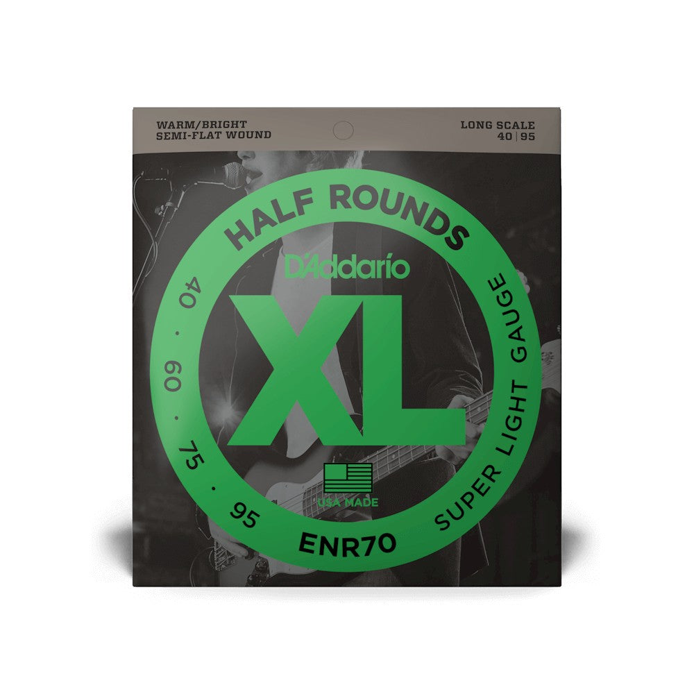 Bao bì dây D'Addario ENR70 XL Half Rounds 40-95 – ảnh 2