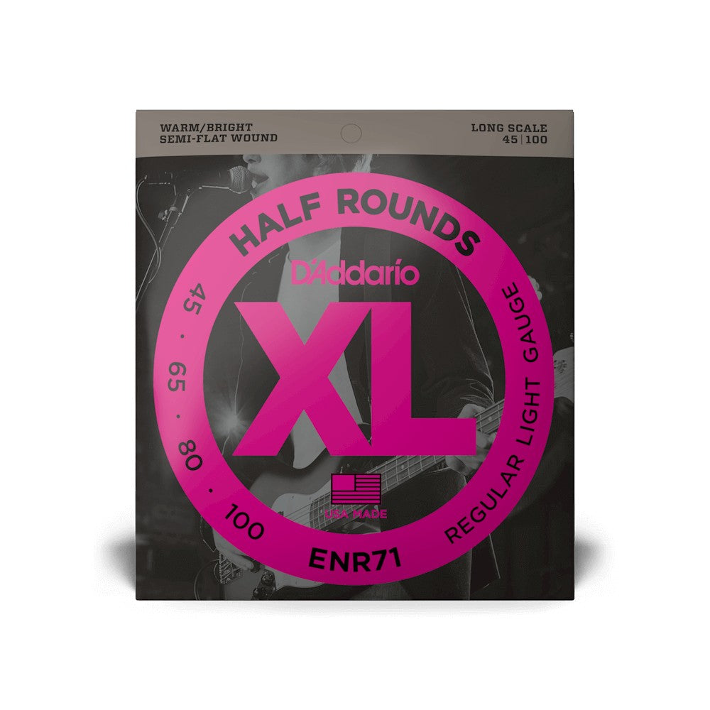 Bao bì dây D'Addario ENR71 XL Half Rounds 45-100 – ảnh 2