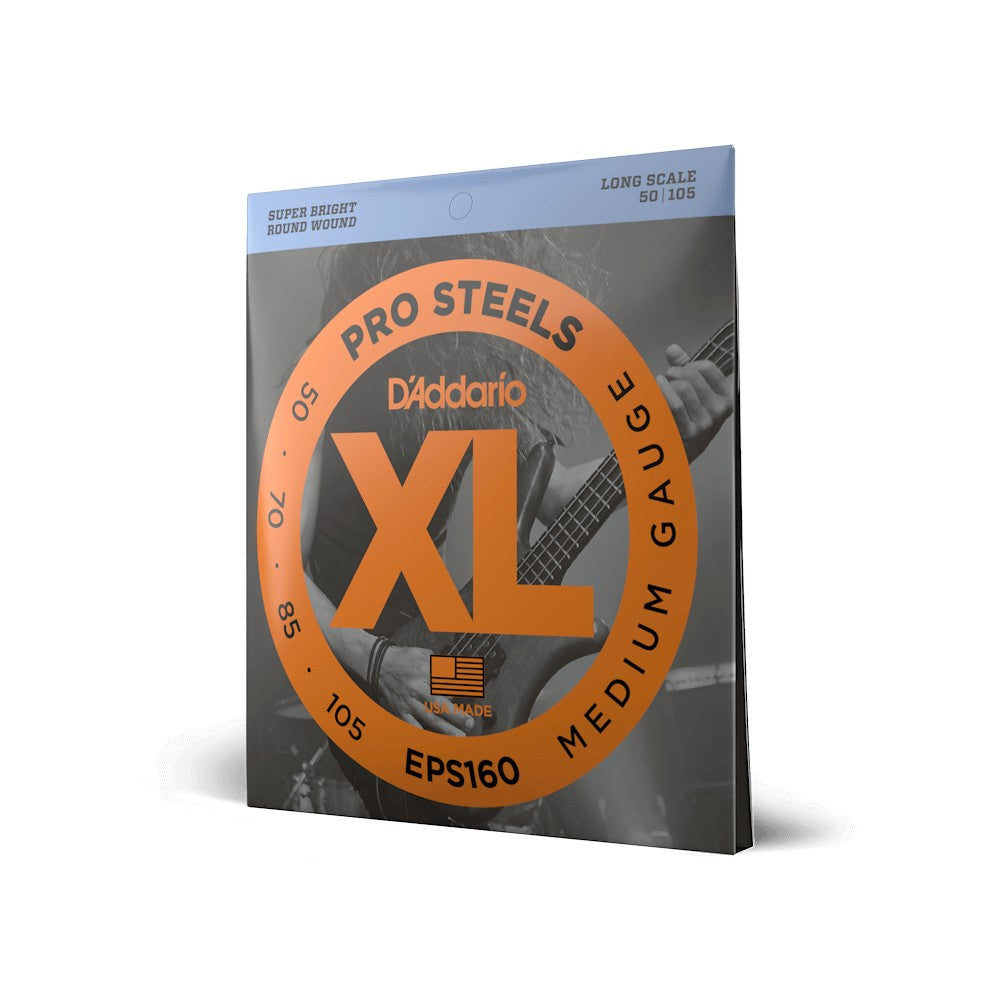 Dây D'Addario EPS160 XL ProSteels 50-105 Medium – bao bì