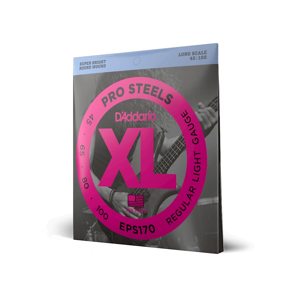 Dây D'Addario EPS170 XL ProSteels 45-100 Regular Light – bao bì