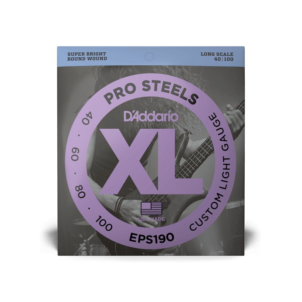 Bao bì dây D'Addario EPS190 XL ProSteels 40-100 – ảnh 2