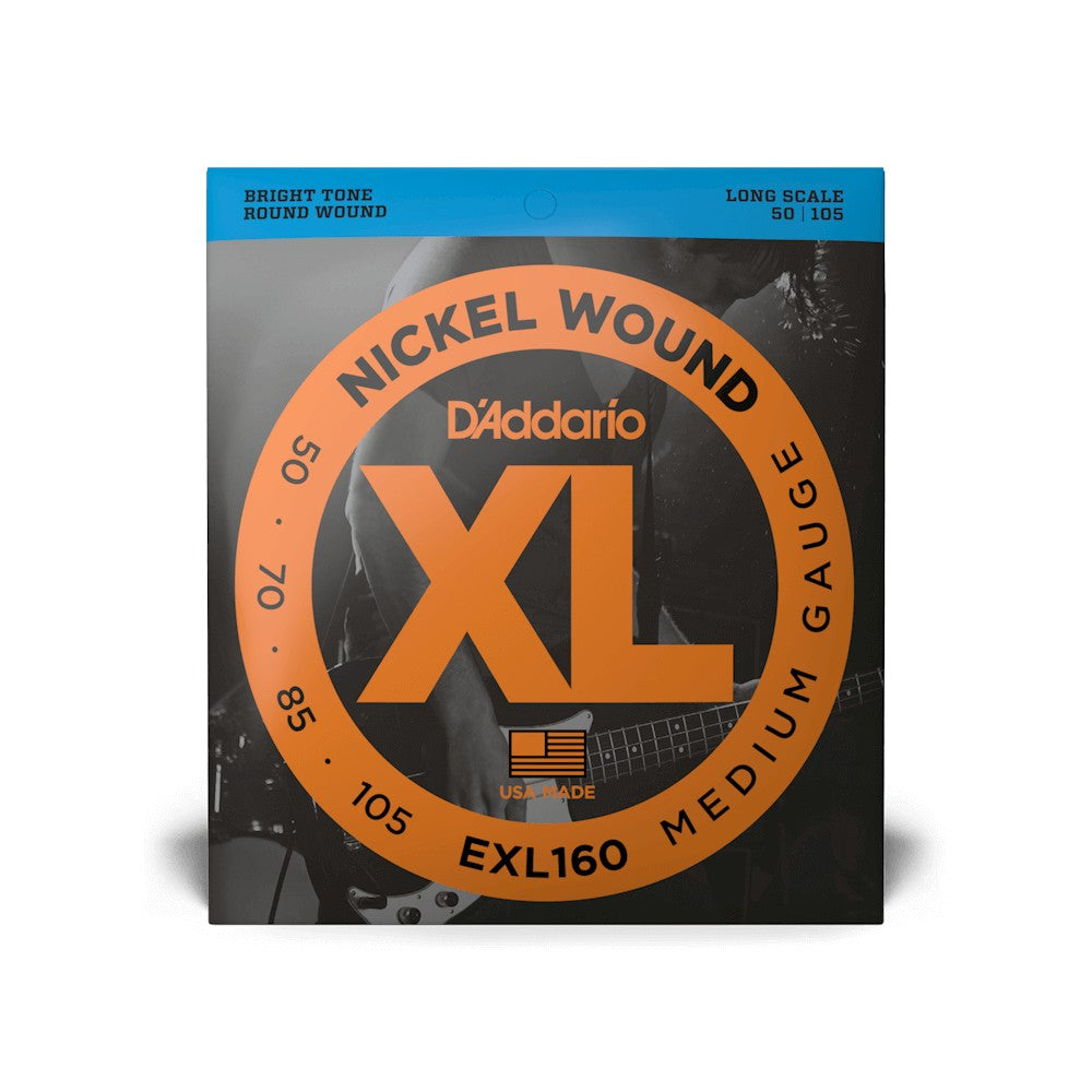 Bao bì dây D'Addario EXL160 XL Nickel 50-105 – ảnh 2
