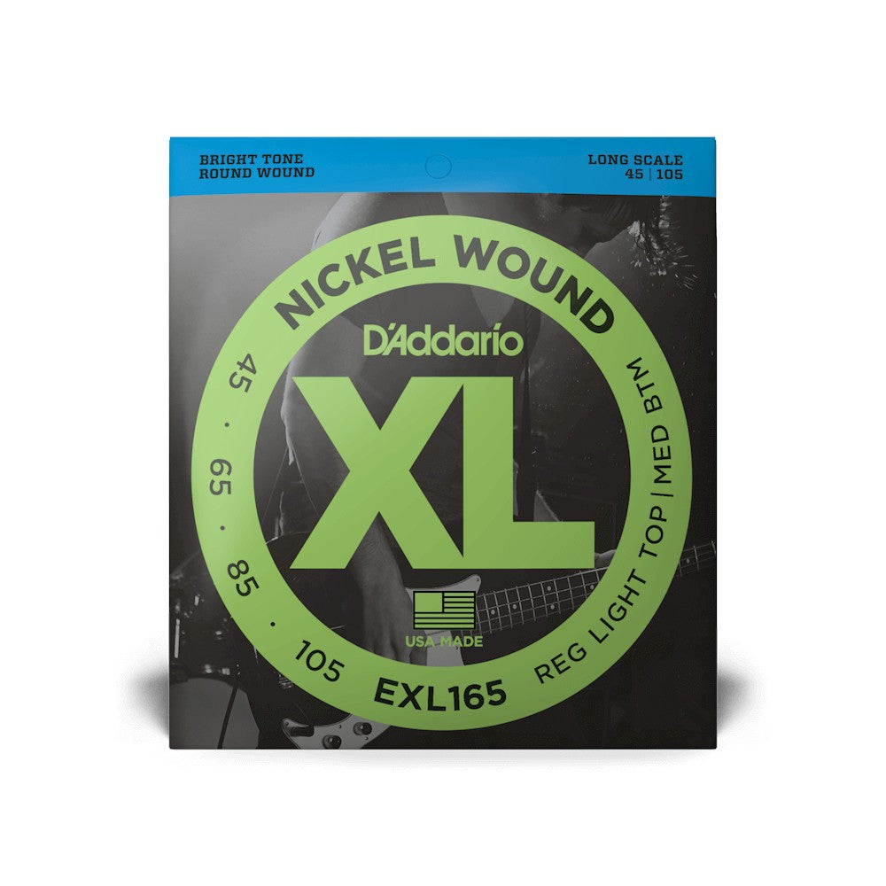 Bao bì dây D'Addario EXL165 XL Nickel 45-105 – ảnh 2