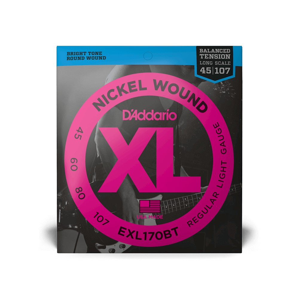 Bao bì dây D'Addario EXL170BT XL Nickel 45-107 – ảnh 2