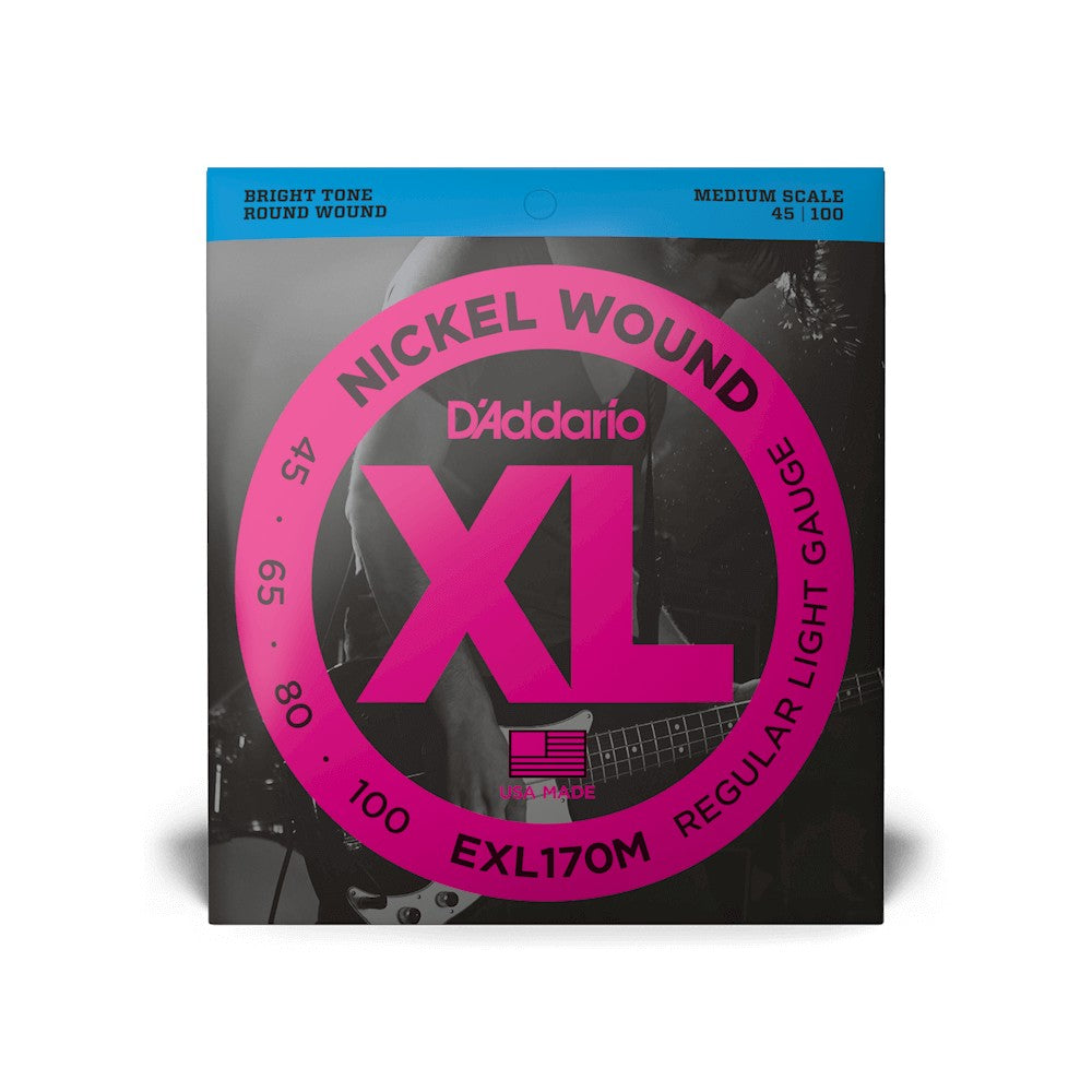 Bao bì dây D'Addario EXL170M XL Nickel 45-100 – ảnh 2