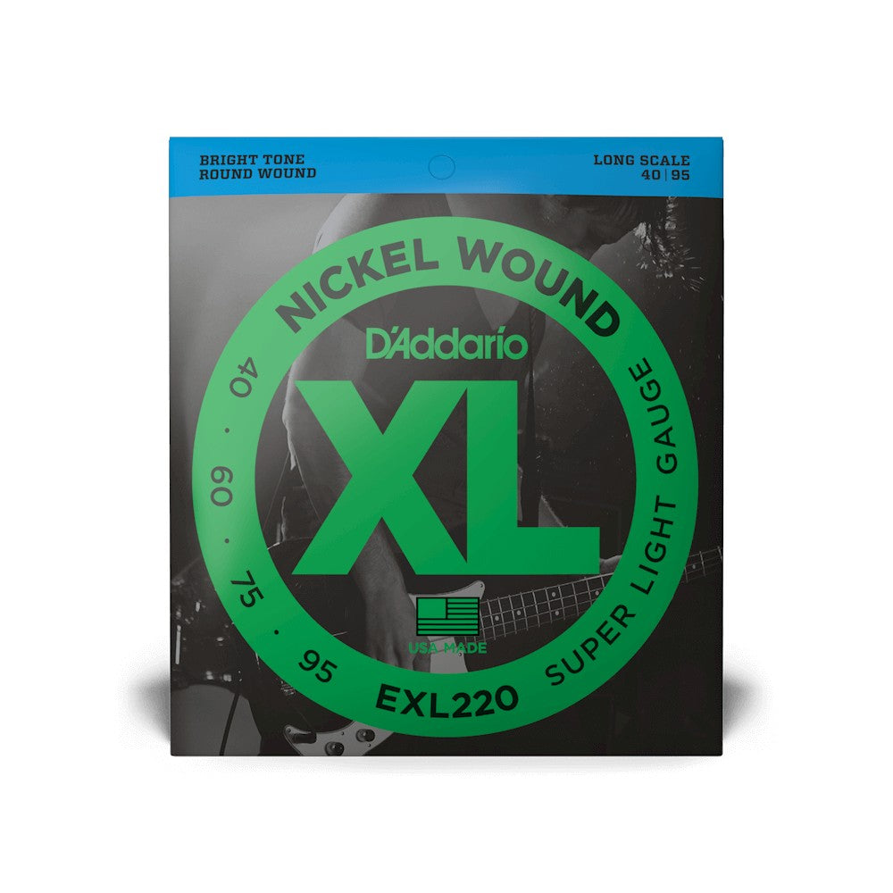 Bao bì dây D'Addario EXL220 XL Nickel 40-95 – ảnh 2
